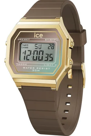 Ice-Watch Chronograph ICE digit retro sunset - Small 023308, Quarzuhr, Armbanduhr, Damenuhr, digital, Silikonarmband, Stoppfunktion