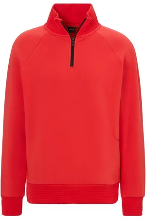 HUGO BOSS Sweatshirt Saggel mit Markenlabel