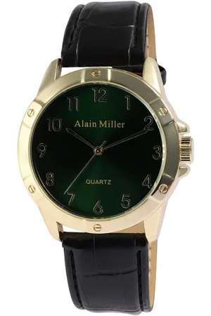 Alain Miller Quarzuhr 2900276 Herrenuhr mit Lederimitationsband - Verkäufer: Shaghafi GmbH