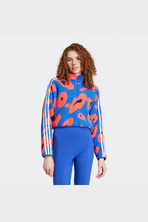 adidas Sweatjacke W ANML 3S 14ZIP (1-tlg)