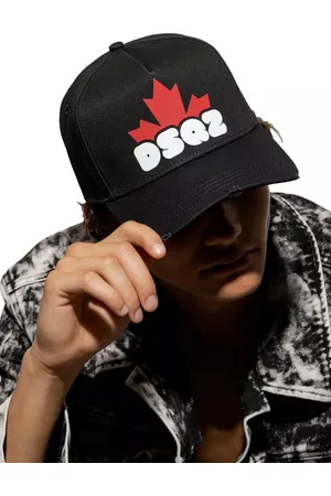 Dsquared2 Baseball Cap DSQ2 Leaf Cap Basebalkappe Kappe Verstellbarer Riemen mit Schnalle - Verkäufer: eldigo