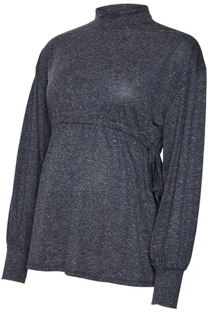 Mama;licious Langarmshirt Venice (1-tlg) Drapiert/gerafft - Verkäufer: Mary & Paul