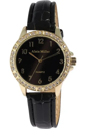 Alain Miller Quarzuhr 1900311 Damenuhr mit Lederimitationsband, 22,2 cm - Verkäufer: Shaghafi GmbH