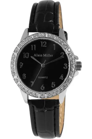 Alain Miller Quarzuhr 1900311 Damenuhr mit Lederimitationsband, 22,2 cm - Verkäufer: Shaghafi GmbH