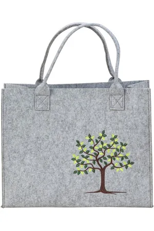 Mf Next Com Einkaufsshopper Filztasche Grau mit Lebensbaum Motiv 28x35x14 cm - Verkäufer: Megafuchs Versandhandel
