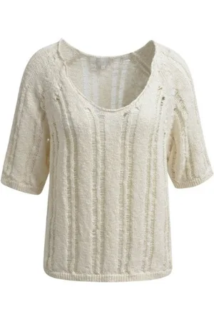Milano Wollpullover PULLOVER halbarm Milano beige - Verkäufer: Modehaus Rusche