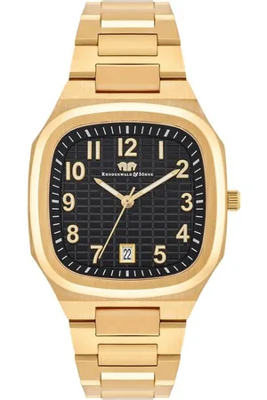 Rhodenwald & Söhne Quarzuhr Ikador gelbgold, Armband aus Edelstahl - Verkäufer: Juvalia