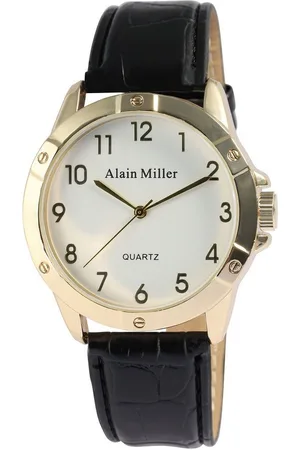 Alain Miller Quarzuhr 2900276 Herrenuhr mit Lederimitationsband - Verkäufer: Shaghafi GmbH