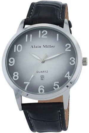 Alain Miller Quarzuhr 2900253 Herrenuhr, Lederimitationsband mit Prägung - Verkäufer: Shaghafi GmbH