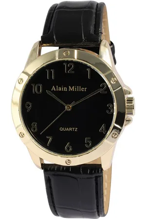 Alain Miller Quarzuhr 2900276 Herrenuhr mit Lederimitationsband - Verkäufer: Shaghafi GmbH