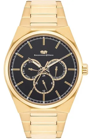 Rhodenwald & Söhne Multifunktionsuhr Cooledge gelbgold, Armband aus Edelstahl - Verkäufer: Juvalia