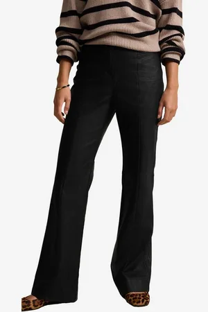 Next Lederimitathose Lederhose im Bootcut-Stil mit Kunstfellbesatz (1-tlg) - Verkäufer: Germany GmbH