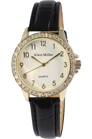 Alain Miller Quarzuhr 1900311 Damenuhr mit Lederimitationsband, 22,2 cm - Verkäufer: Shaghafi GmbH