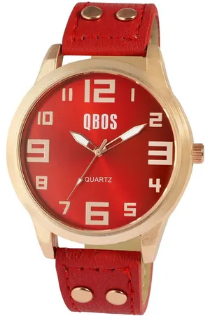 QBOS Quarzuhr QB0029 Unisexuhr mit Lederimitationsarmband, weiß - Verkäufer: Shaghafi GmbH