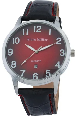 Alain Miller Quarzuhr 2900253 Herrenuhr, Lederimitationsband mit Prägung - Verkäufer: Shaghafi GmbH