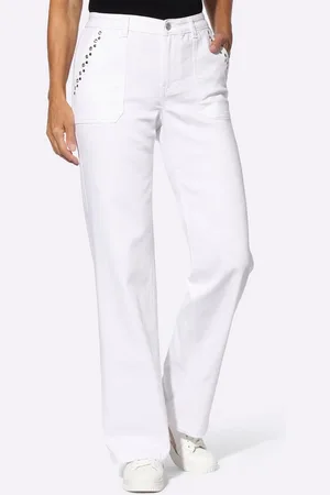 WITT WEIDEN Jerseyhose Gerade Jeans Innenbeinlänge ca. 79 cm - Verkäufer: -Gruppe