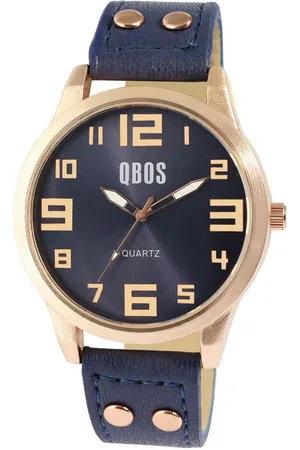QBOS Quarzuhr QB0029 Unisexuhr mit Lederimitationsarmband, weiß - Verkäufer: Shaghafi GmbH
