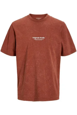 JACK & JONES T-Shirt JORVESTERBRO WASH TEE (1-tlg) legerer Schnitt - Verkäufer: Familiennestkindermode