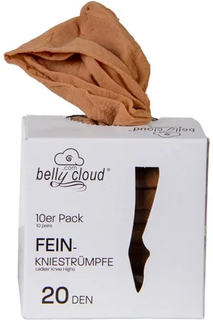 BELLY CLOUD Feinkniestrümpfe Feinkniestrumpf 20 DEN (10 Paar) - Verkäufer: Edmund Lutz GmbH & Co. KG