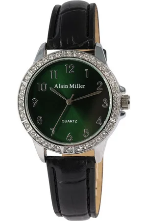 Alain Miller Quarzuhr 1900311 Damenuhr mit Lederimitationsband, 22,2 cm - Verkäufer: Shaghafi GmbH