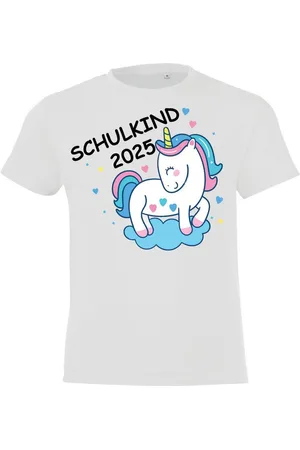 Youth Designz Print-Shirt Kinder T-shirt Schulkind 2025 mit Einhorn Unicorn Fun-Print Geschenk mit lustigen Aufdruck für Jungen und Mädchen - Verkäufer: EmDa Trading GmbH