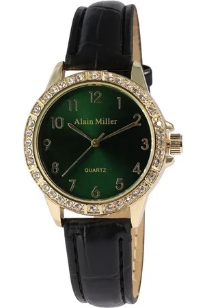 Alain Miller Quarzuhr 1900311 Damenuhr mit Lederimitationsband, 22,2 cm - Verkäufer: Shaghafi GmbH