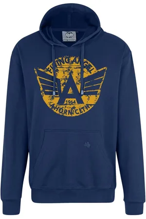 Ahorn Kapuzensweatshirt mit modischem Frontprint