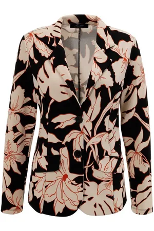 Aniston Jerseyblazer mit großflächigem und abstraktem Blumenmuster - NEUE KOLLEKTION