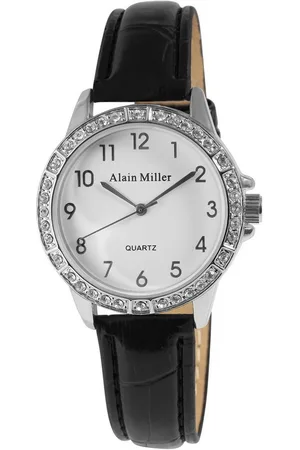 Alain Miller Quarzuhr 1900311 Damenuhr mit Lederimitationsband, 22,2 cm - Verkäufer: Shaghafi GmbH