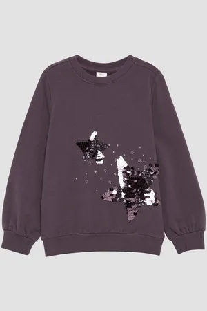 QS by s.Oliver Sweatshirt Wärmende Sweatshirt mit Pailletten Pailletten - Verkäufer: