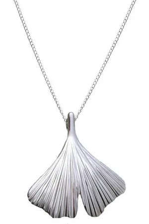 ALEXANDER YORK Kette mit Anhänger GINKGO LEAF, 2-tlg., 925 Sterling Silber - Verkäufer: