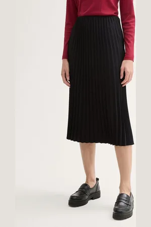 TOM TAILOR Sommerrock High Waist Plissee-Midirock - Verkäufer: