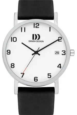 Danish Design Titanuhr Uhren unisex RHINE NMBRS 30, 35, 39mm IQ199, Sekundenzeiger mit roter Spitze - Verkäufer: Grossuhren Pohlmann