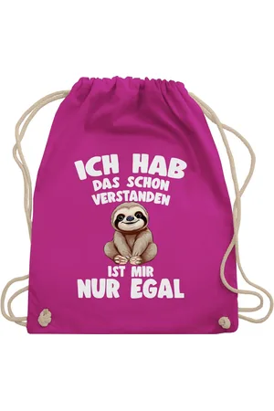 Shirtracer Turnbeutel Ich hab das schon verstanden ist mir nur egal I Lustiger Spruch Faulti, Faultier - Verkäufer: