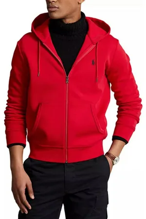 Ralph Lauren Polo Kapuzensweatjacke Double Knit Tech Performance Sweatshirt Jacke Reißverschluss und Kapuze mit verstellbarem Kordelzug - Verkäufer: eldigo