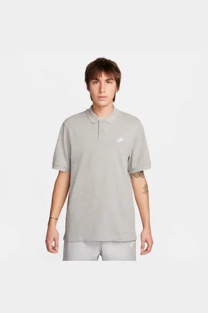 Nike Poloshirt M NK CLUB SS POLO PIQUE DK GREY HEATHER/WHITE - Verkäufer: INTERSPORT Schwab