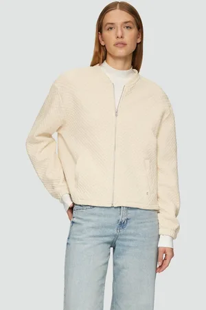 QS by s.Oliver Sweatshirt Jersey-Jacke mit Waffelstruktur - Verkäufer: