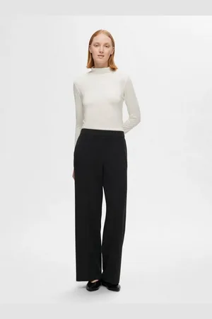 SELECTED Bügelfaltenhose SLFEmma-Tara (1-tlg) Falten - Verkäufer: Mary & Paul