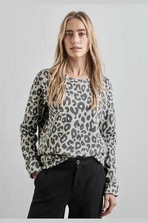 Street one Sweatshirt mit Leo-Muster