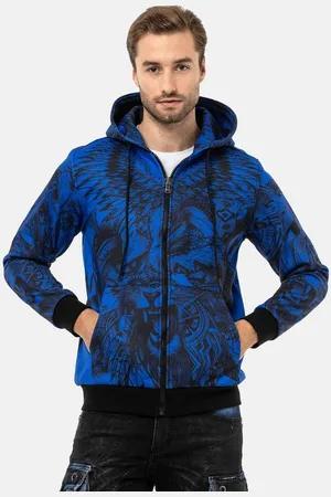 Cipo & Baxx Sweatjacke Jacken mit auffälligem Print, CL559