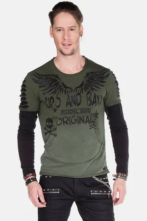 Cipo & Baxx Sweatshirt Sweatshirts mit Motiv-Print, CL-265