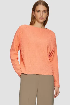 QS by s.Oliver Langarmshirt Strukturiertes Jersey-Shirt mit Raglan-Ärmeln - Verkäufer: