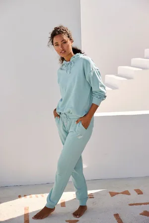 Buffalo Sweathose Loungehose mit seitlichen Taschen und kleinem Druck, Loungewear