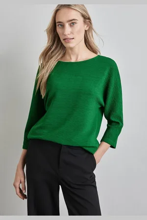Street one 3/4-Arm-Shirt mit feiner Struktur