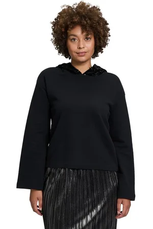 Cartoon Sweatshirt Hoodie mit Print Placement