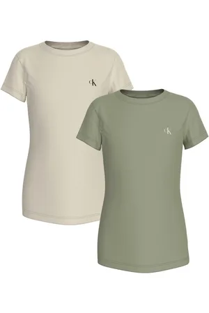 Calvin Klein T-Shirt 2-PACK SLIM MONOGRAM TOP (Packung, 2-tlg) für Kinder bis 16 Jahre