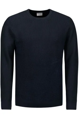 No Excess Strickpullover – Zweifarbiger Crewneck Sweater aus Waffel-Jacquard - Verkäufer: Schneider Fashion Store