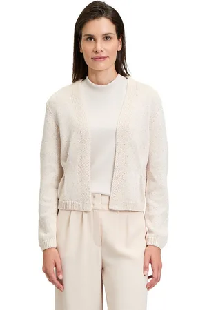 Betty & Co Strickjacke Betty & Co Strick-Cardigan mit Pailletten (1-tlg) Glitzer