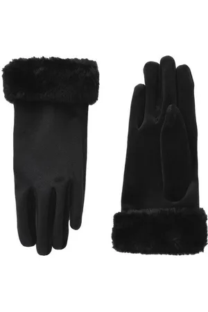 Next Strickhandschuhe Handschuhe mit Print und Bündchen aus Kunstfell (1-St) - Verkäufer: Germany GmbH