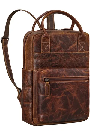 STILORD Cityrucksack "Tima" Eleganter Damen Rucksack Leder Klein Für Laptop 13 13,3 Zoll - Verkäufer: Leder